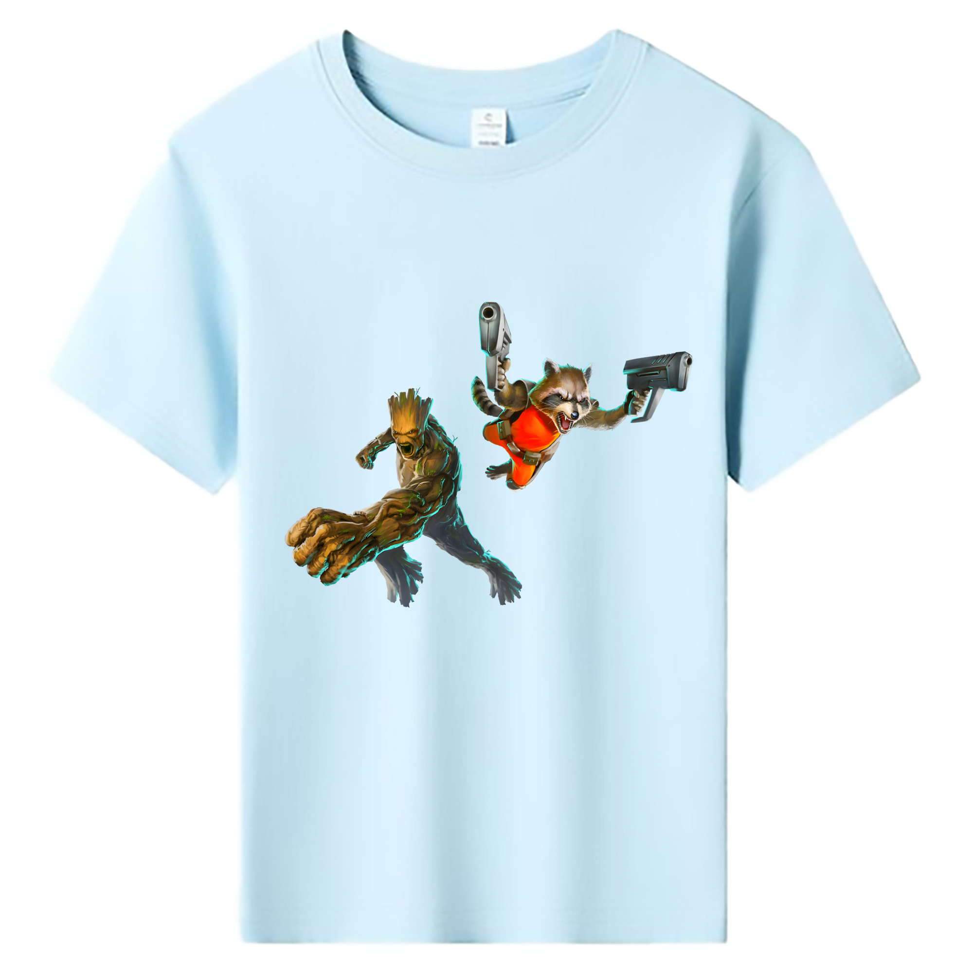 （画像用） アベンジャーズ The Avengers 綿100％キッズTシャツ（フロントプリント）